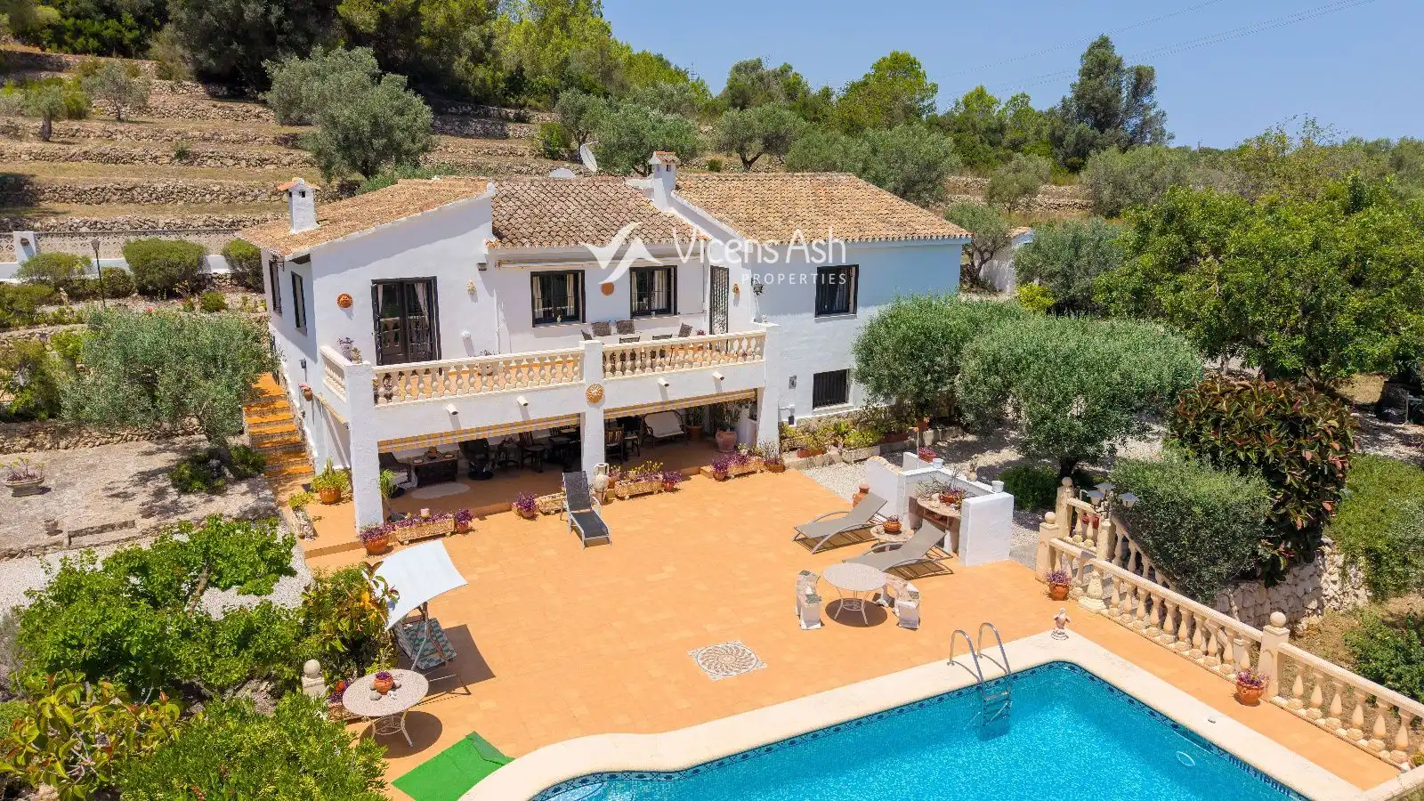 Exterior view of Houses for sale in Gata de Gorgos  with Air Conditioner, Heating and Storage room