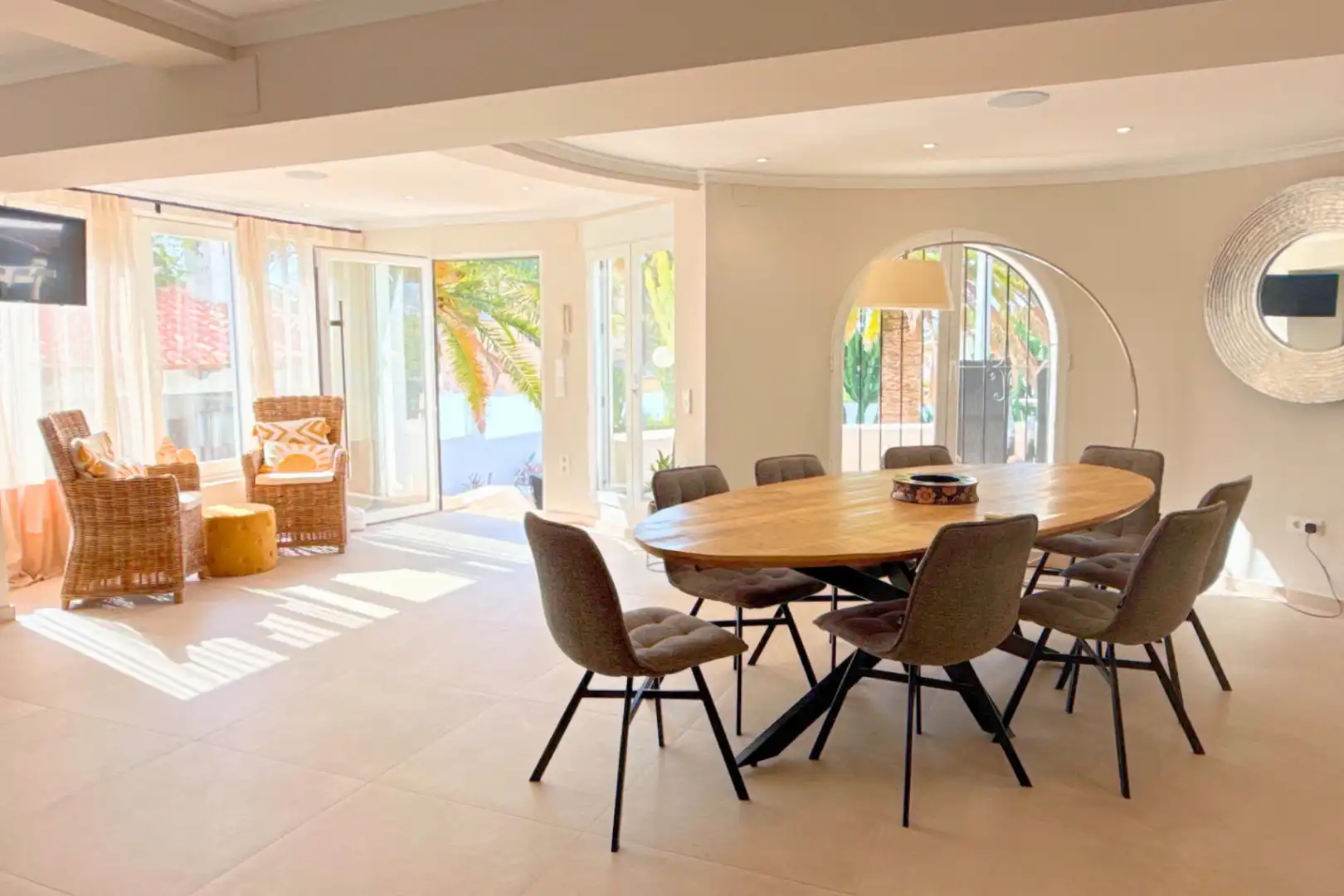 Comedor de Casa o chalet de alquiler en Calpe / Calp con Aire acondicionado, Calefacción y Terraza
