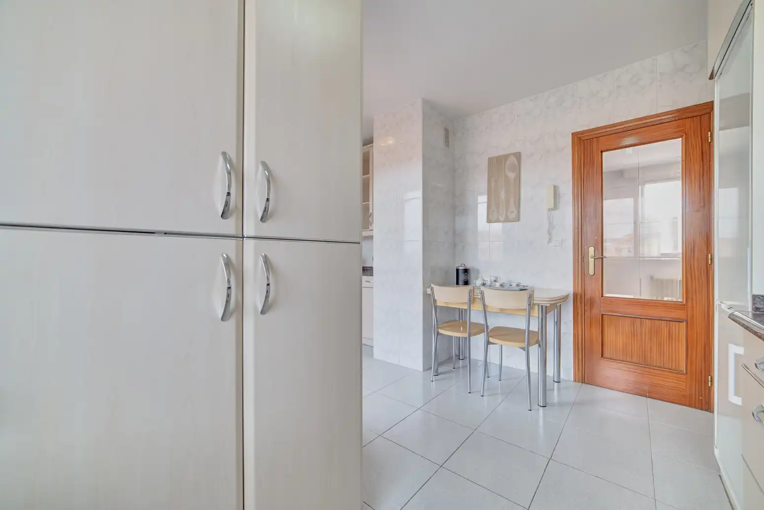Cocina de Piso en venta en Burlada / Burlata con Calefacción, Parquet y Terraza