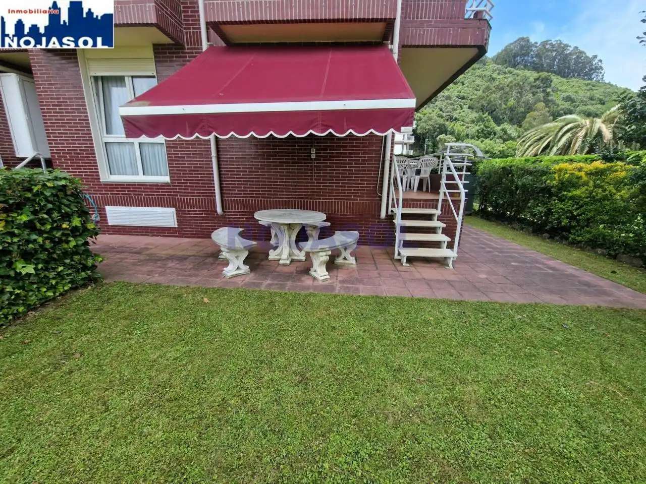 Terrace of Apartments for rent in Noja  with Heating, Private garden and Terrace