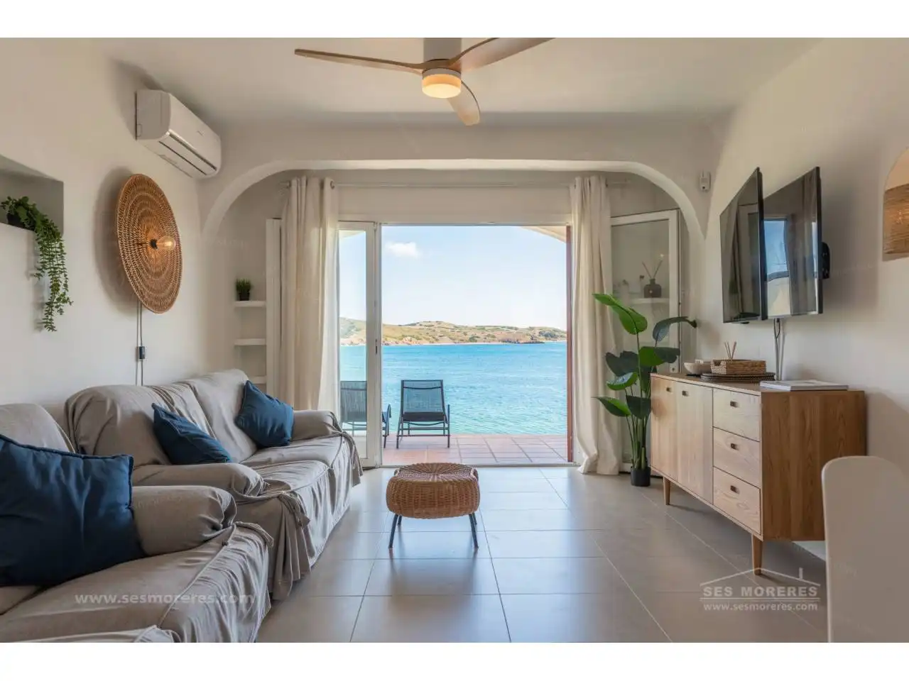 Living room of Apartments for sale in Es Mercadal  with Air Conditioner, Heating and Terrace