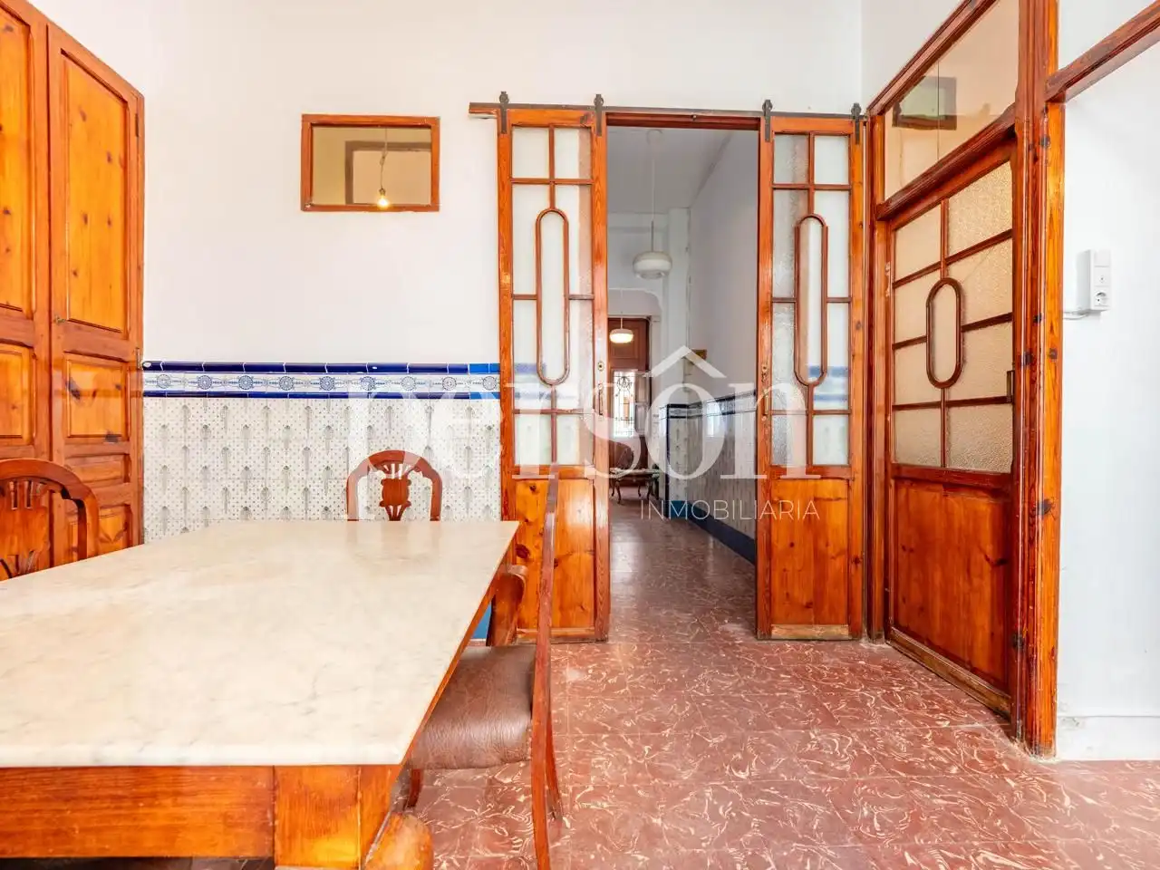 Esszimmer von Erdgeschoss zum Verkauf in Valencia mit Terrasse