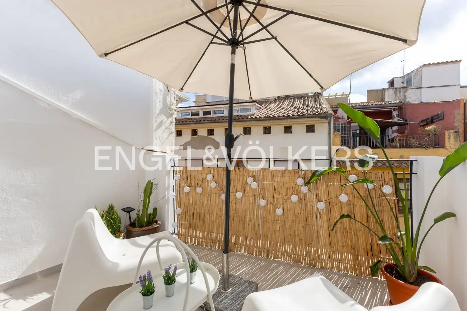 Terrace of Flat for rent in Valencia  with Air Conditioner, Heating and Terrace