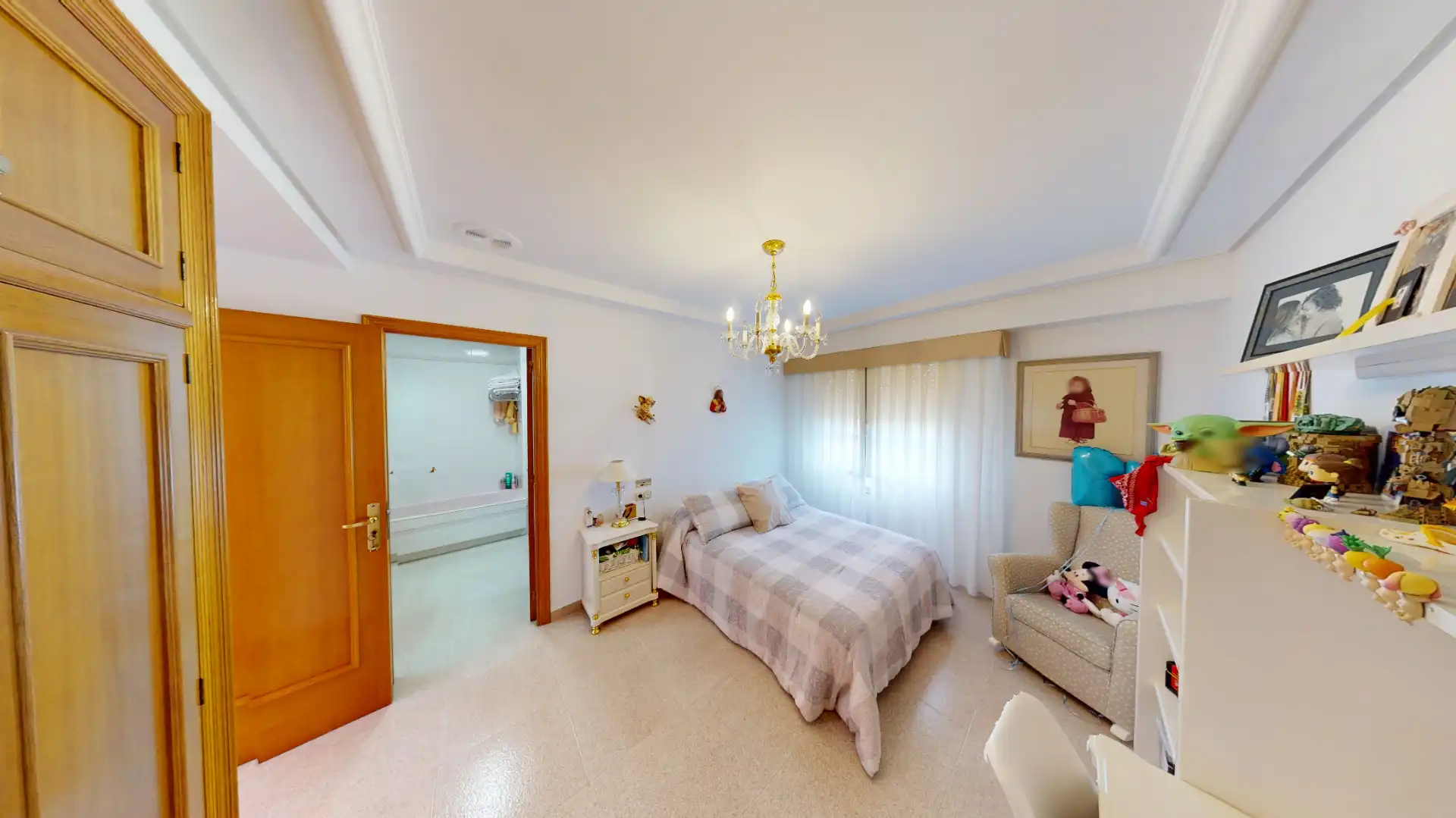 Dormitori de Casa o xalet en venda en Elche / Elx amb Aire condicionat, Calefacció i Jardí privat