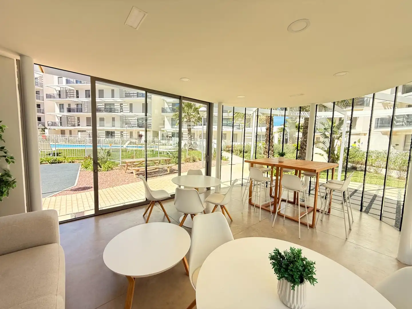 Terrasse von Dachboden zum Verkauf in Dénia mit Klimaanlage, Privatgarten und Terrasse