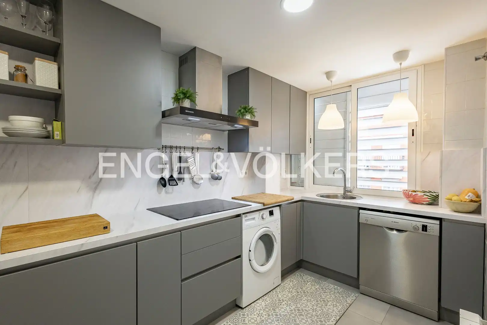 Cocina de Dúplex en venta en Terrassa con Aire acondicionado, Calefacción y Parquet