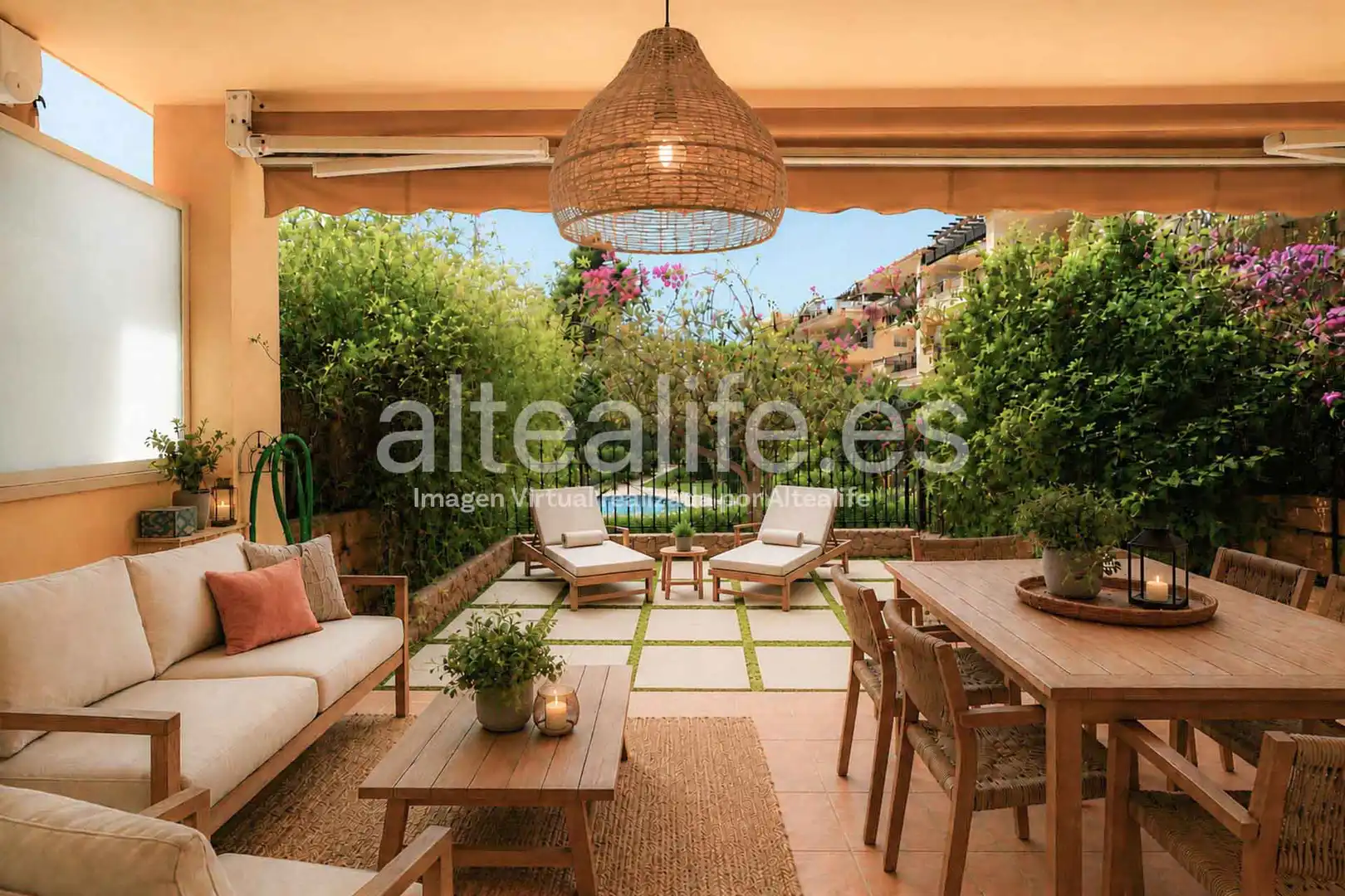 Terrassa de Apartament en venda en Altea amb Aire condicionat, Calefacció i Terrassa