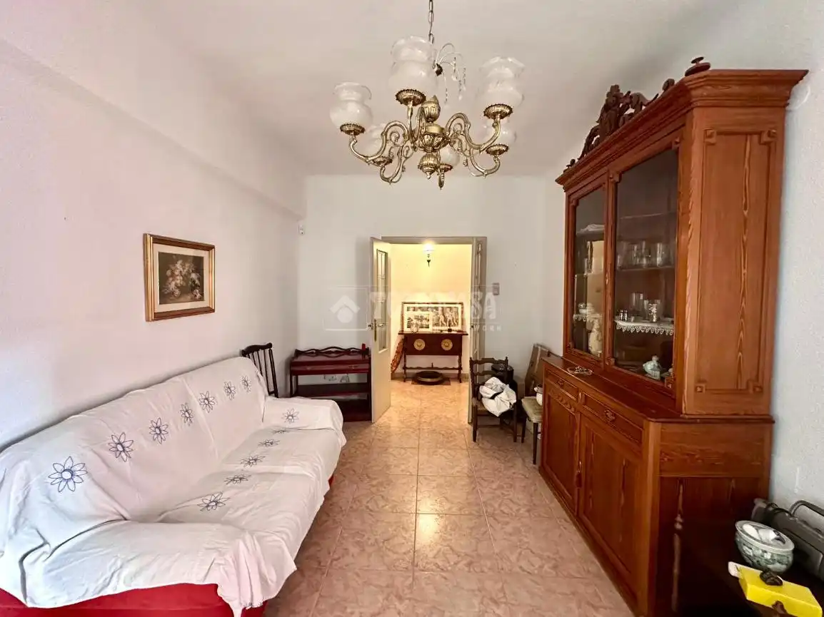 Sala d'estar de Pis en venda en Murcia amb Aire condicionat i Terrassa