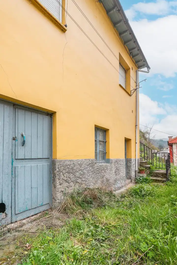 Vista exterior de Casa o xalet en venda en Cangas del Narcea amb Calefacció, Jardí privat i Terrassa