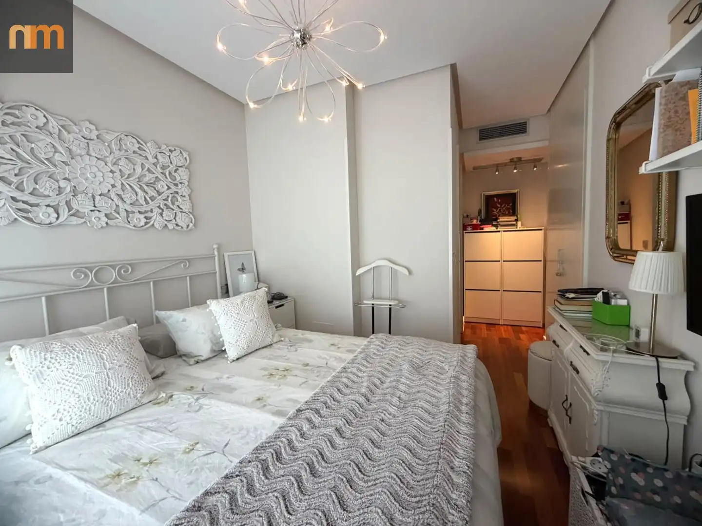 Bedroom of Flat for sale in Madrid  with Air Conditioner, Heating and Private garden