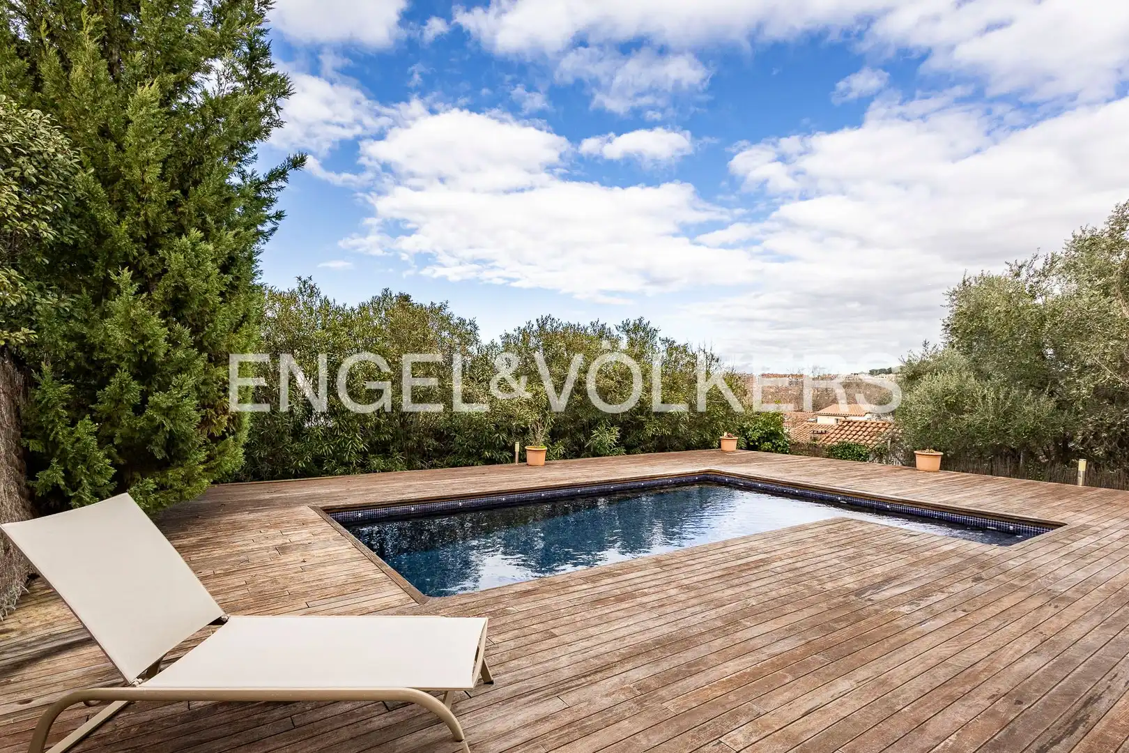 Swimming pool of Houses for sale in Sant Cugat del Vallès  with Heating, Private garden and Parquet flooring