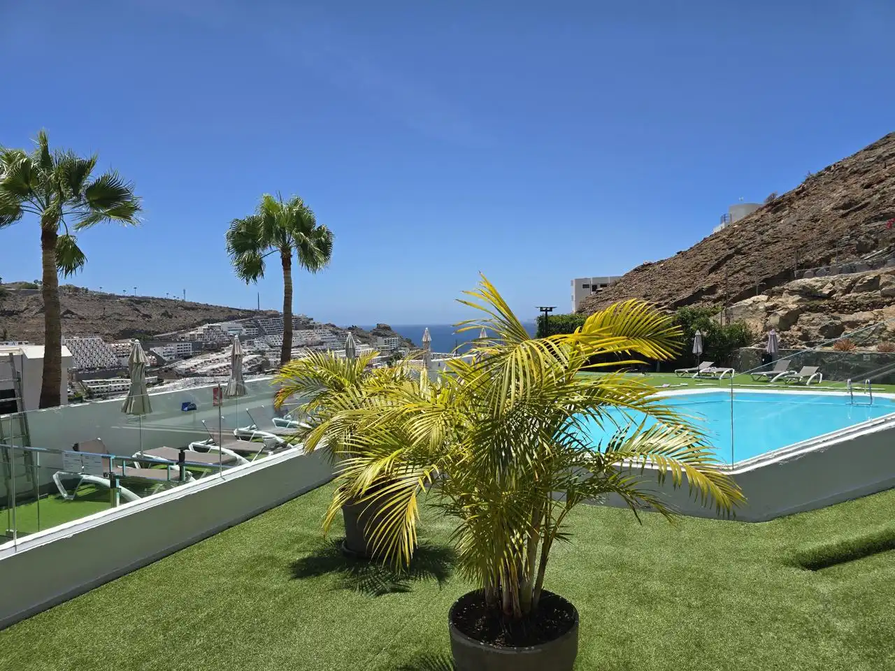 Terrace of Apartments for rent in Mogán  with Terrace, Furnished and Balcony
