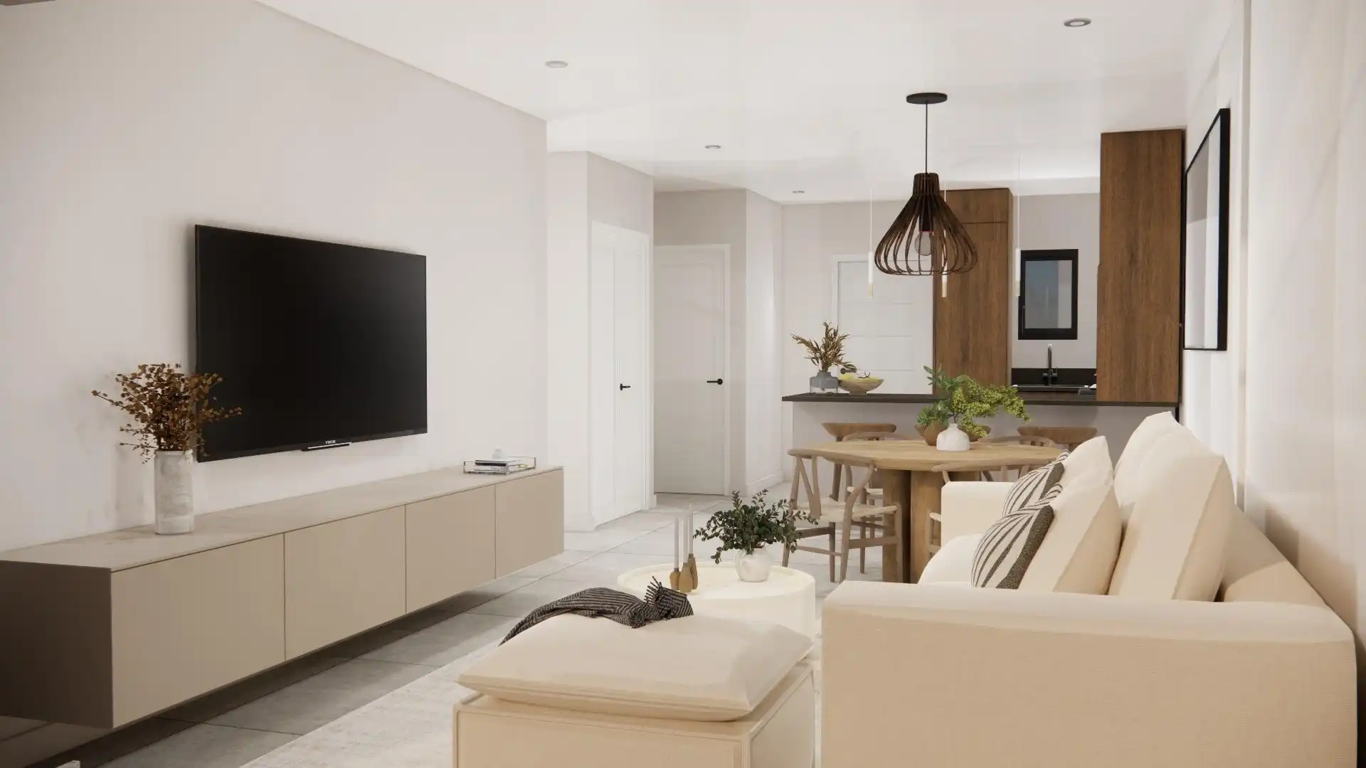 Sala d'estar de Apartament en venda en Rojales amb Aire condicionat, Calefacció i Jardí privat