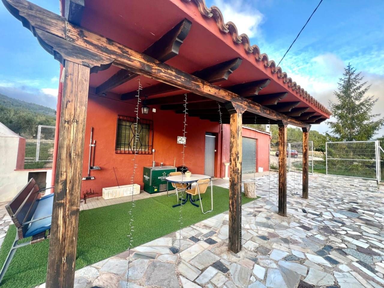 Exterior view of Country house for sale in Ibi  with Private garden, Terrace and Swimming Pool