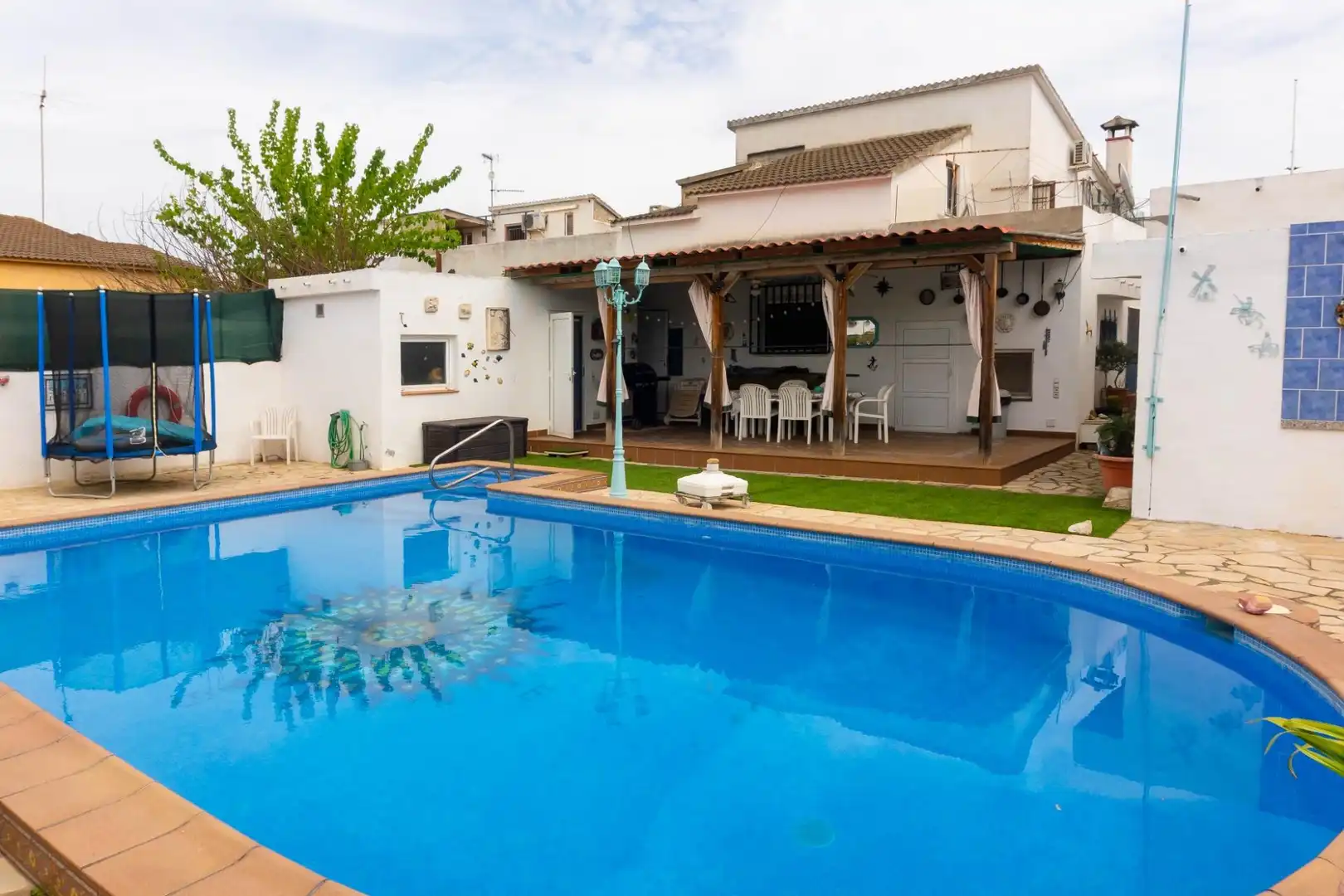 Swimming pool of Houses for sale in Albinyana  with Heating, Balcony and Community pool