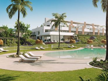 Appartement compact avec piscine à vendre à Doña Julia Golf