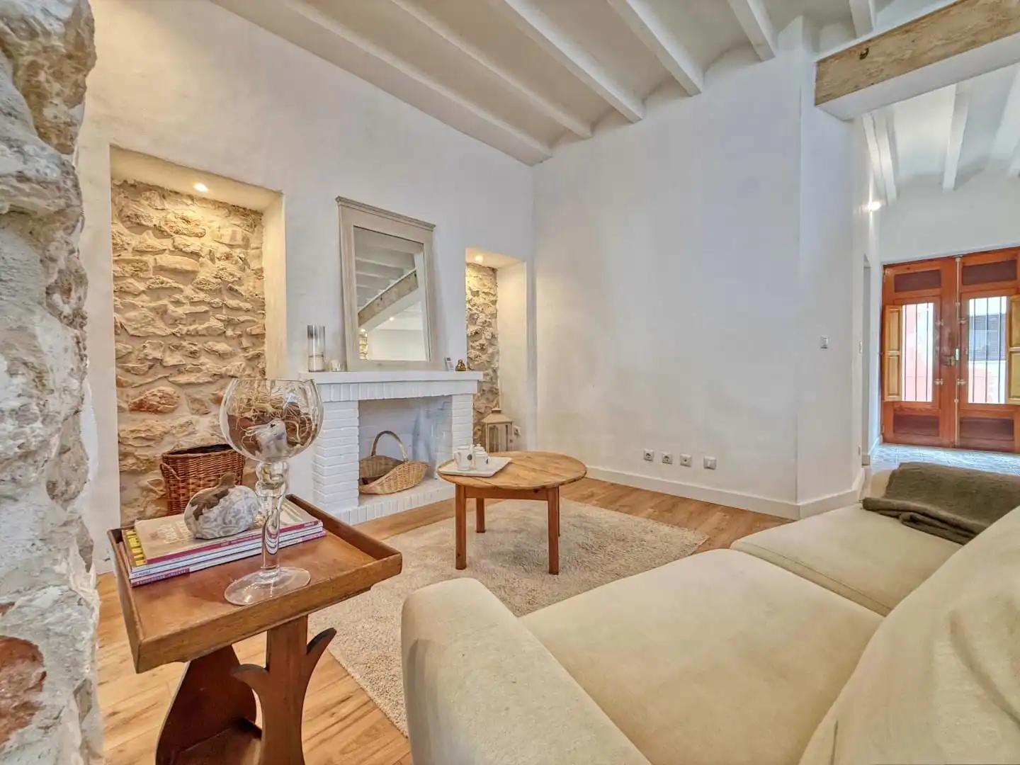 Sala de estar de Finca rústica en venta en Ondara con Aire acondicionado, Calefacción y Terraza
