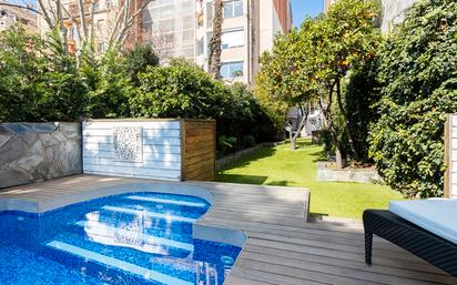 Swimming pool of House or chalet for sale in  Barcelona Capital  with Heating, Private garden and Terrace