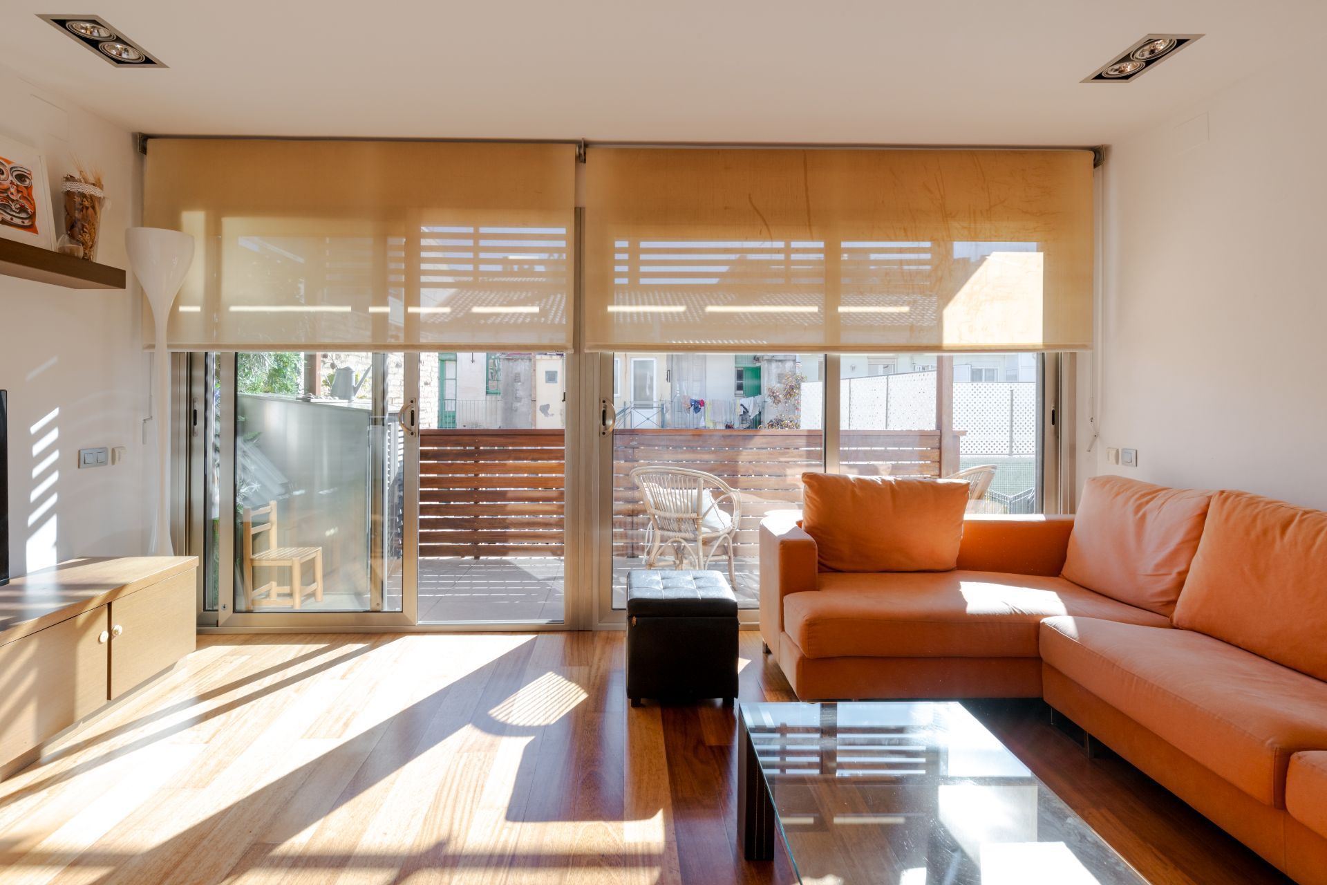 Living room of Flat for sale in Sant Feliu de Llobregat  with Heating, Terrace and Storage room