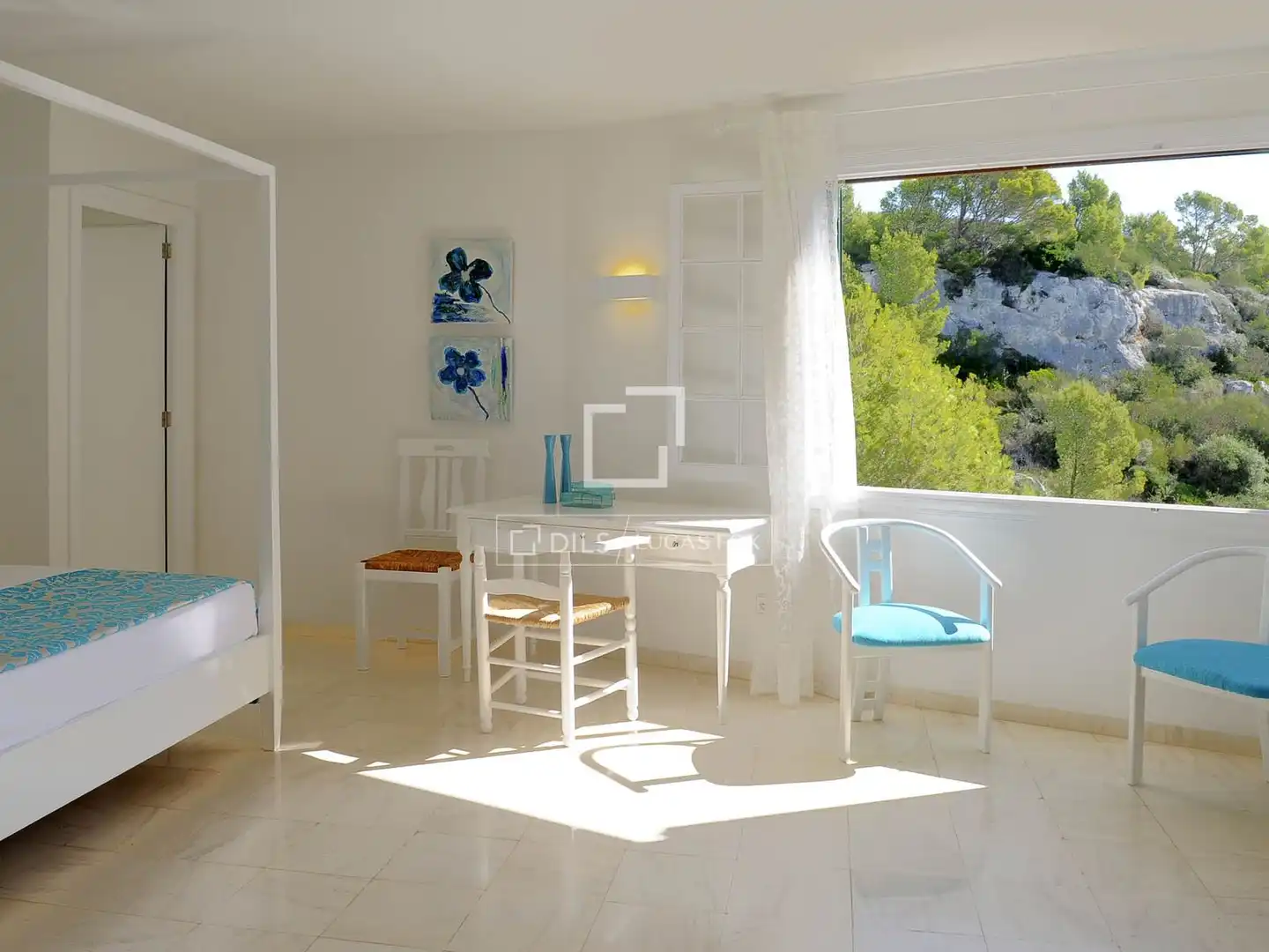 Dormitori de Casa o xalet en venda en Es Migjorn Gran amb Aire condicionat, Jardí privat i Terrassa