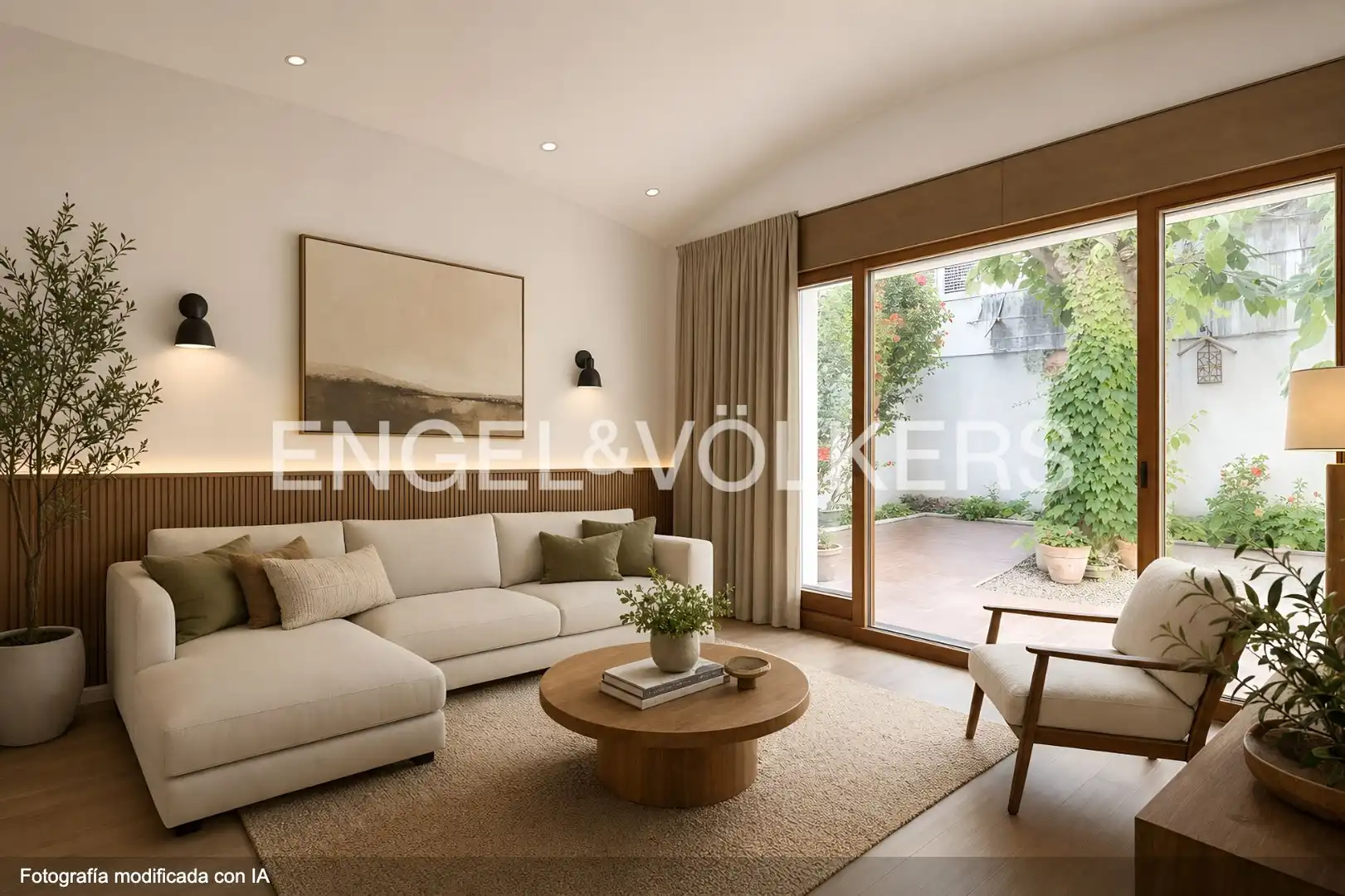 Sala de estar de Casa adosada en venta en Vilassar de Mar con Calefacción, Jardín privado y Terraza