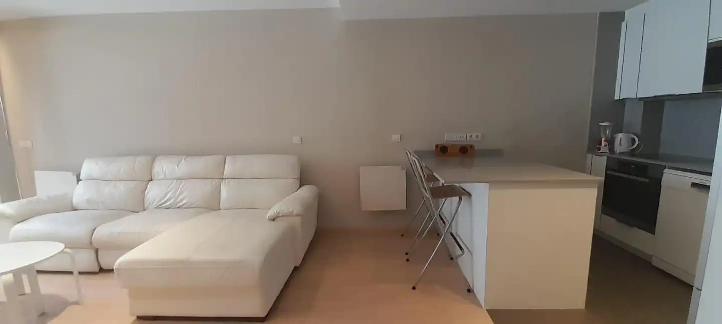 Sala de estar de Piso de alquiler en Escaldes – Engordany con Aire acondicionado y Amueblado