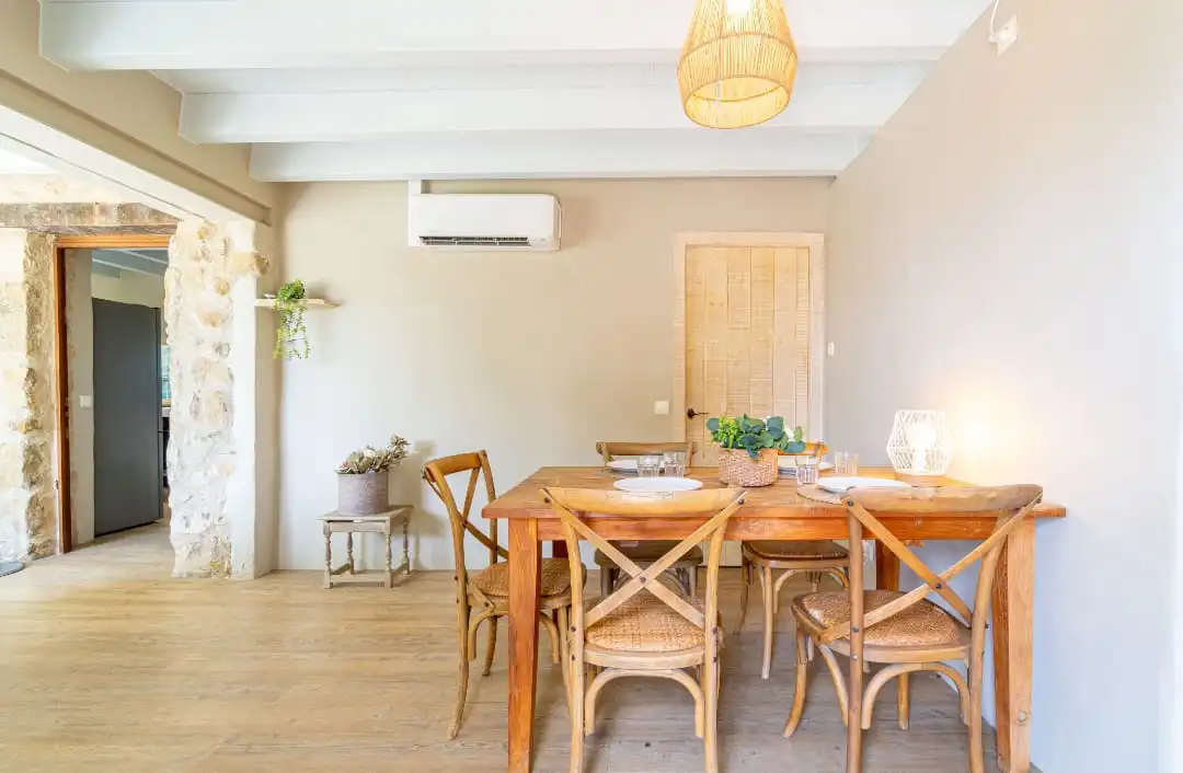 Dining room of Country homes for sale in Cistella  with Air Conditioner, Heating and Furnished