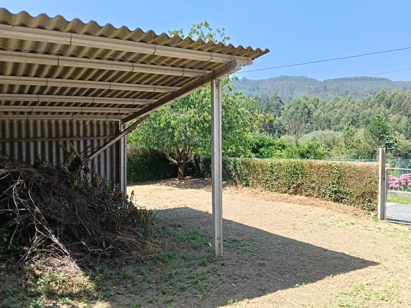 Vista exterior de Casa adosada en venta en Cesuras con Jardín privado y Trastero