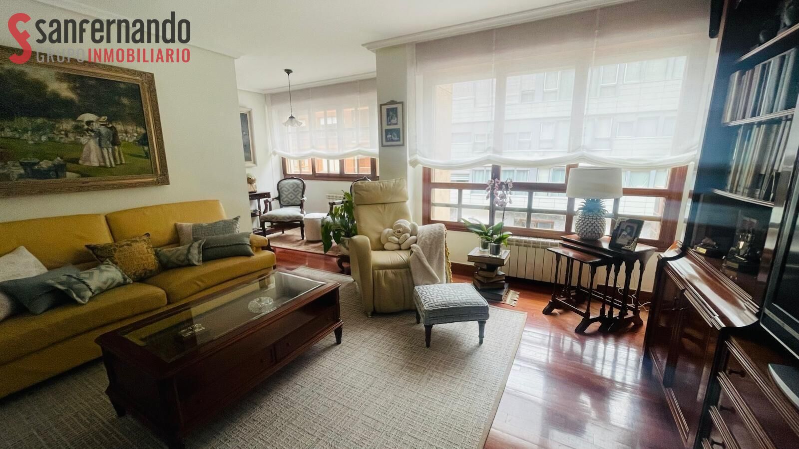 Living room of Flat to rent in Torrelavega   with Heating, Terrace and Balcony