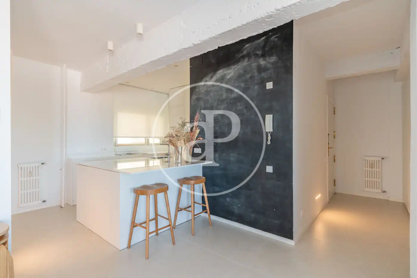 Küche von Wohnung zur Miete in Madrid mit Klimaanlage, Heizung und Terrasse