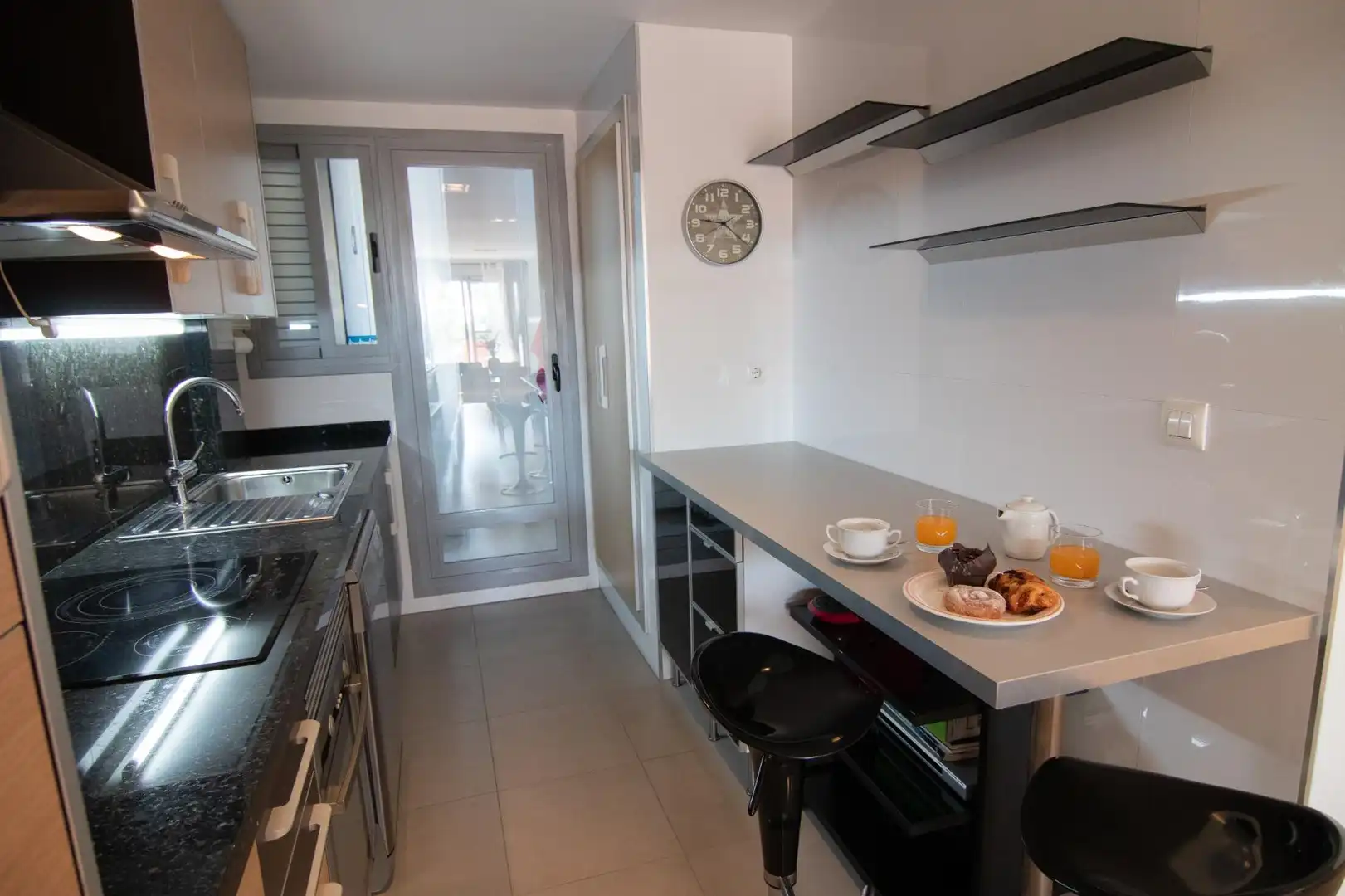 Cocina de Apartamento en venta en Dénia con Aire acondicionado, Calefacción y Terraza