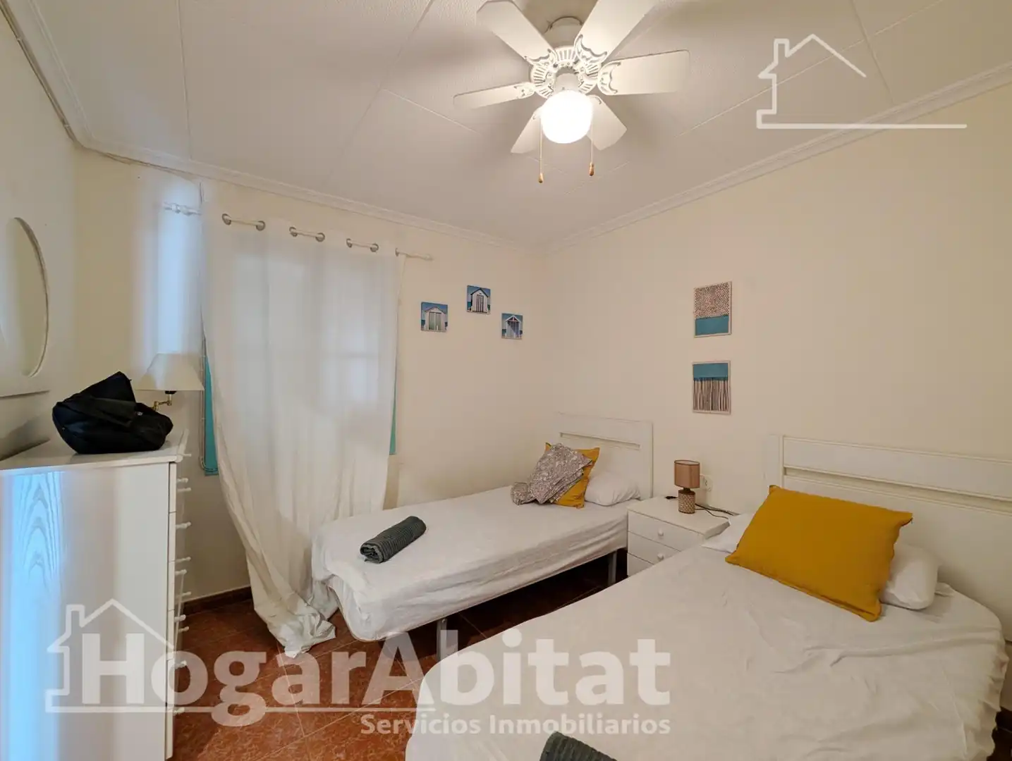 Schlafzimmer von Wohnung zum Verkauf in Santa Pola mit Klimaanlage, Heizung und Möbliert