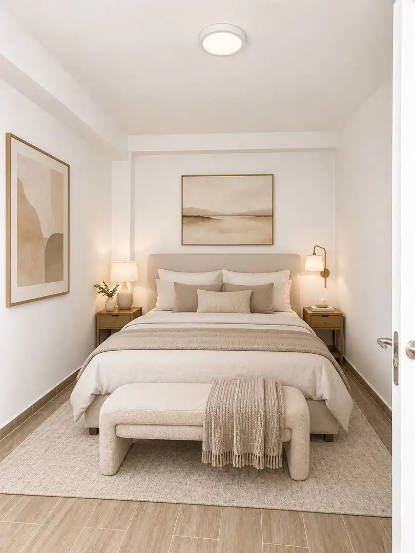 Bedroom of Flat for sale in Málaga  with Air Conditioner and Heating