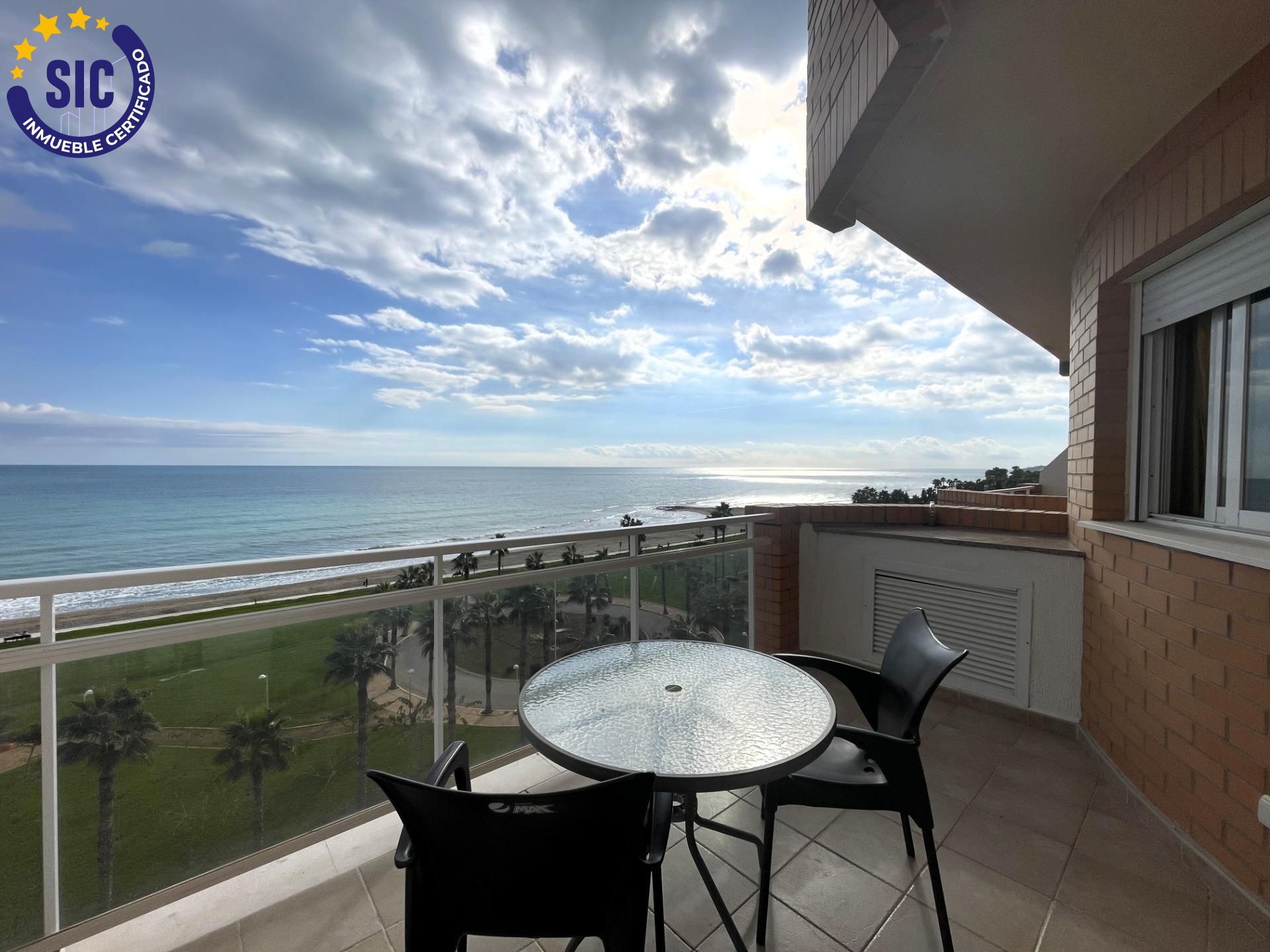 Terrassa de Apartament en venda en Oropesa del Mar / Orpesa amb Aire condicionat, Calefacció i Jardí privat