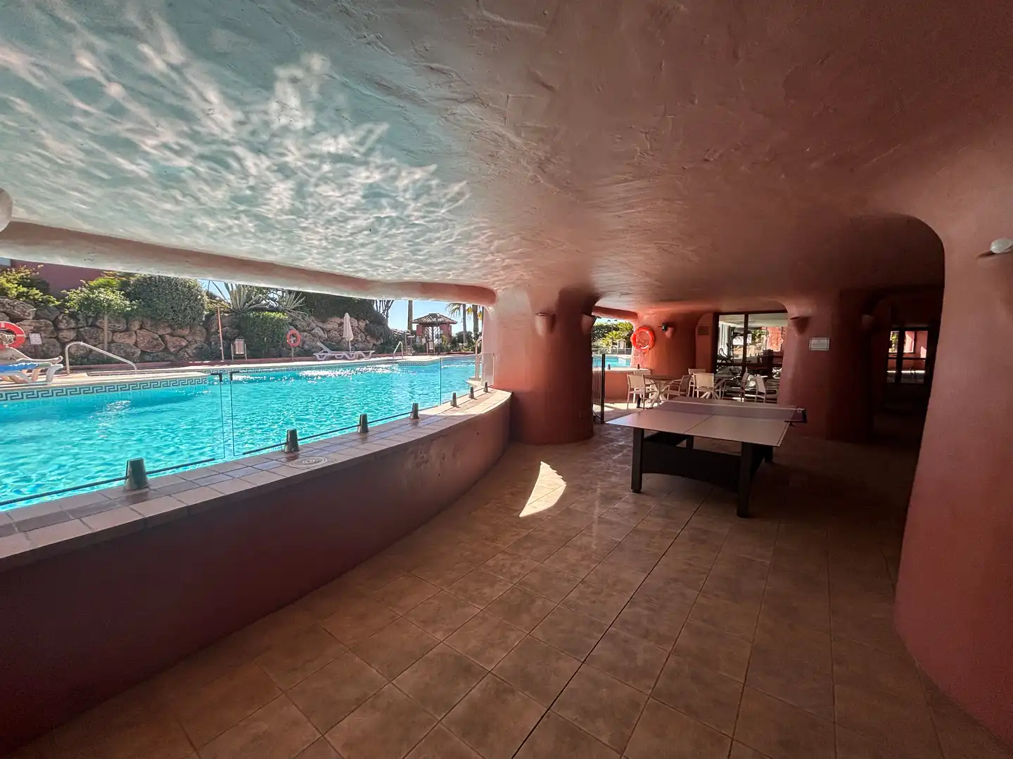 Swimming pool of Flat for sale in Estepona  with Air Conditioner, Heating and Terrace