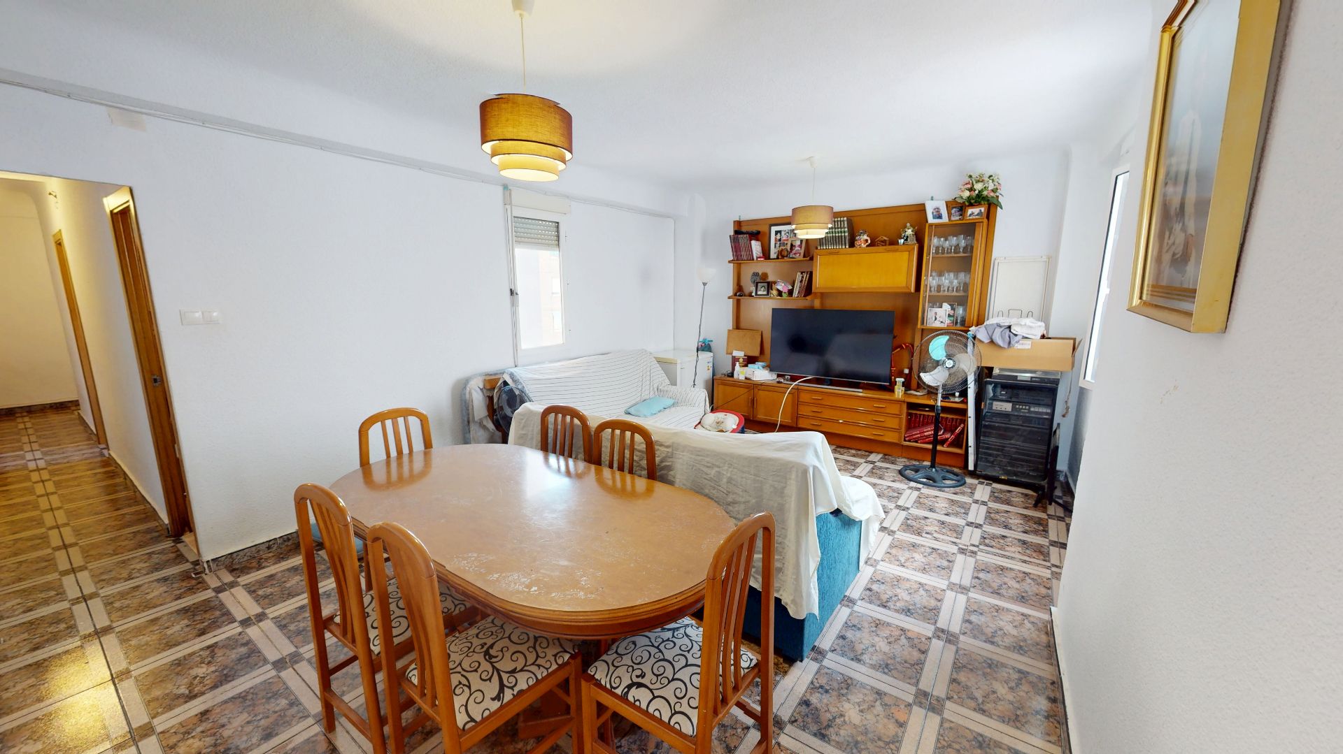 Sala de estar de Piso en venta en Elche / Elx con Balcón