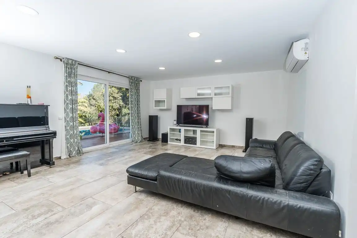 Sala de estar de Casa o chalet en venta en Jávea / Xàbia con Aire acondicionado, Jardín privado y Terraza
