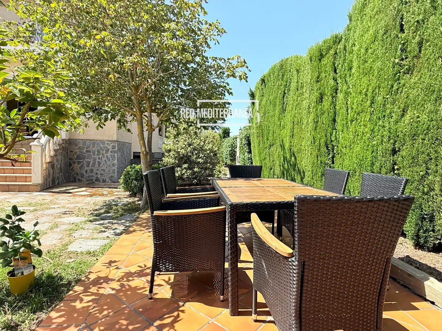 Jardí de Casa o xalet en venda en Banyeres de Mariola amb Calefacció, Jardí privat i Terrassa