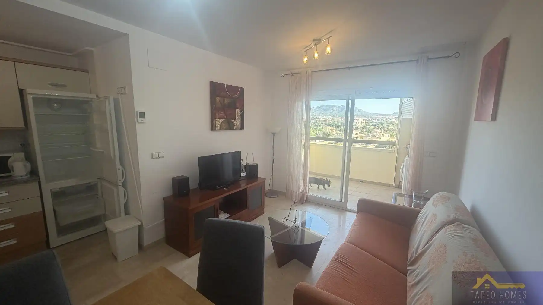 Sala de estar de Apartamento en venta en Murcia con Aire acondicionado, Calefacción y Terraza