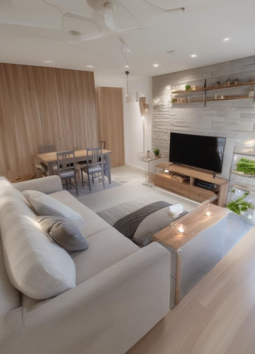 Living room of Flat for sale in Sant Pere de Ribes  with Air Conditioner