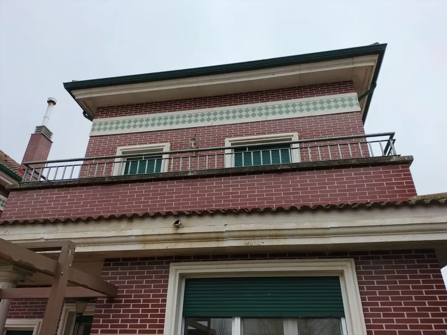Vista exterior de Casa adosada en venta en Grijota con Calefacción, Jardín privado y Terraza