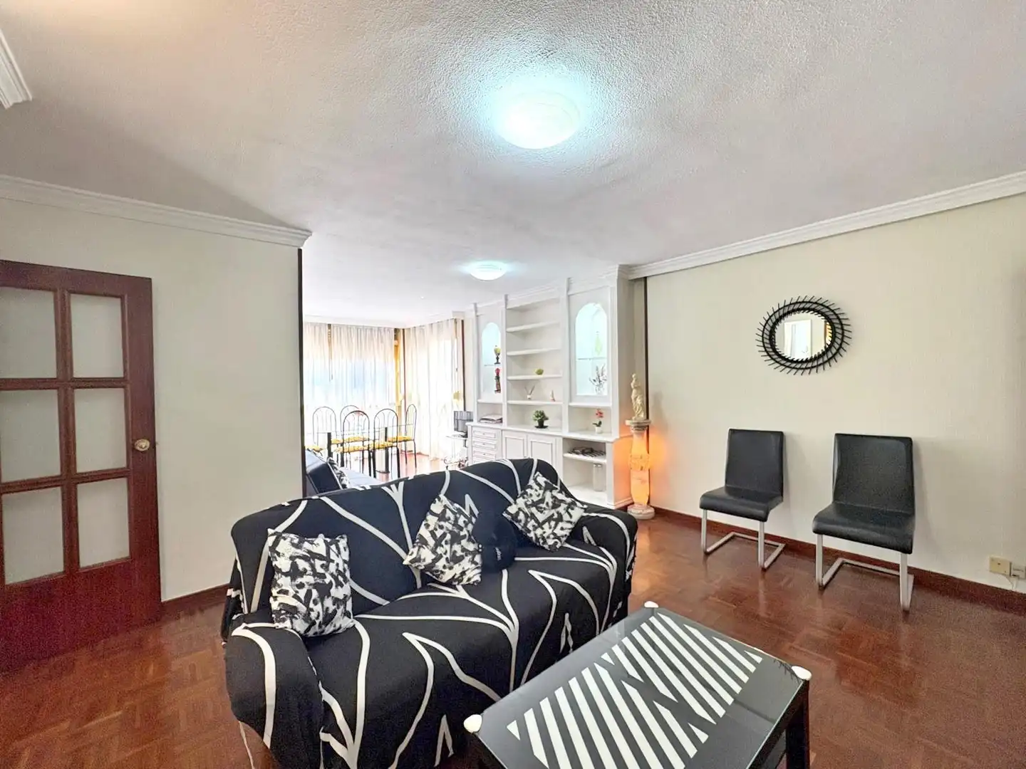 Sala de estar de Piso en venta en Málaga con Aire acondicionado, Parquet y Terraza