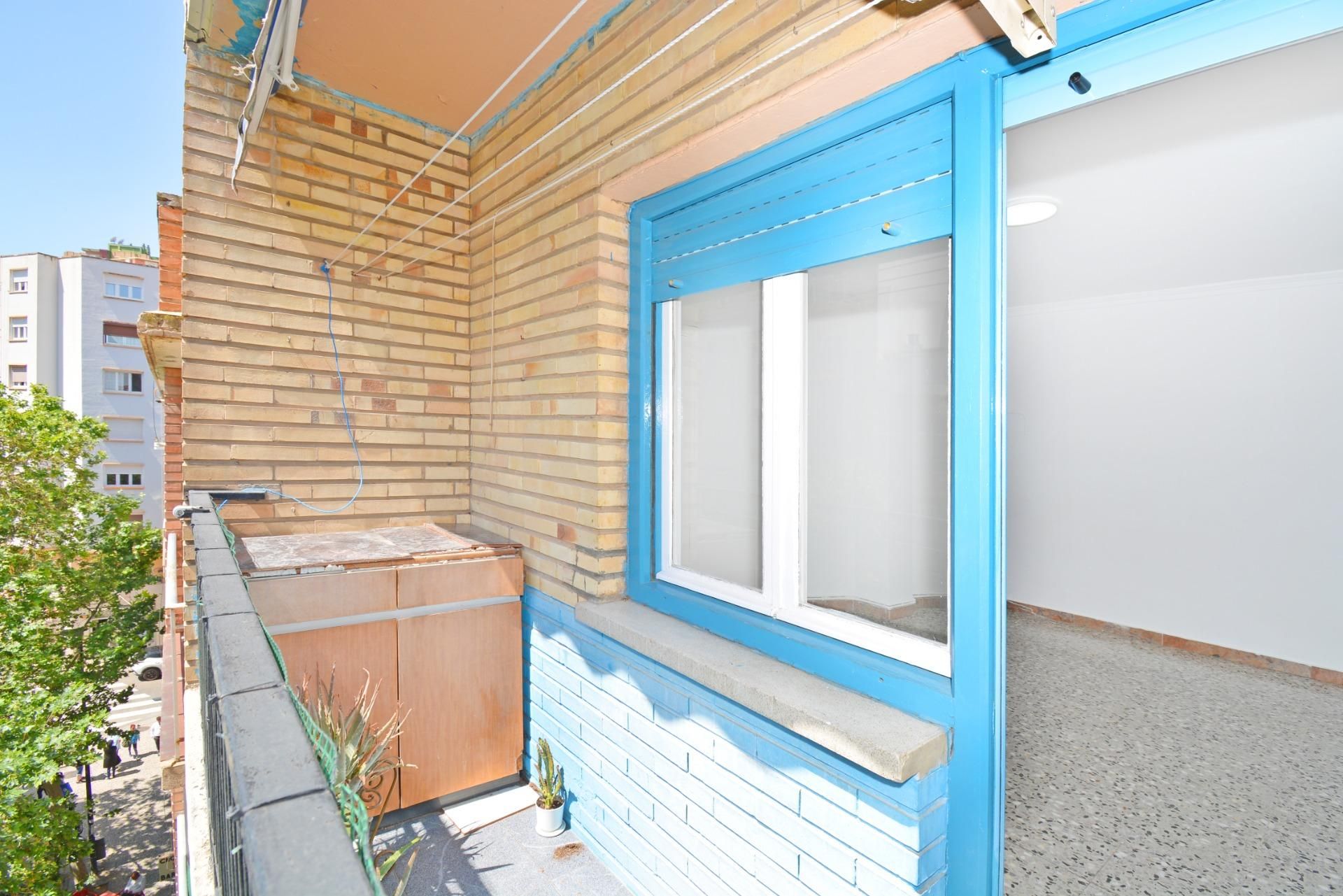 Balcony of Flat for sale in  Zaragoza Capital  with Air Conditioner, Heating and Terrace
