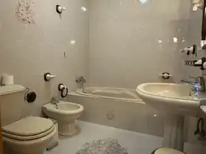 Bany de Casa adosada en venda en Mogán amb Jardí privat, Piscina i Moblat