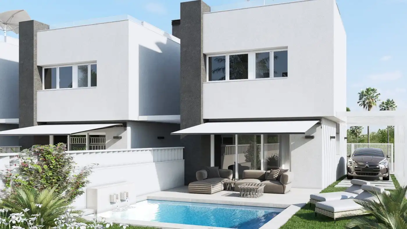 Jardín de Casa o chalet en venta en Pilar de la Horadada con Jardín privado, Terraza y Piscina