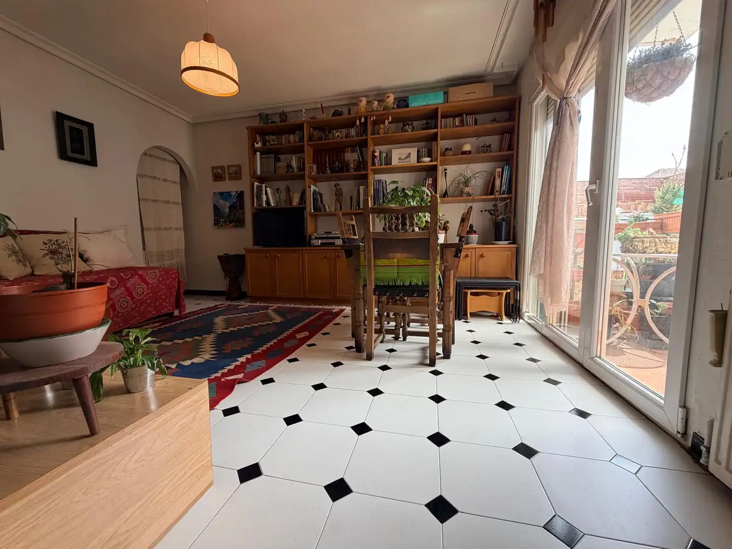 Sala d'estar de Pis en venda en Valdemorillo amb Calefacció, Terrassa i Traster