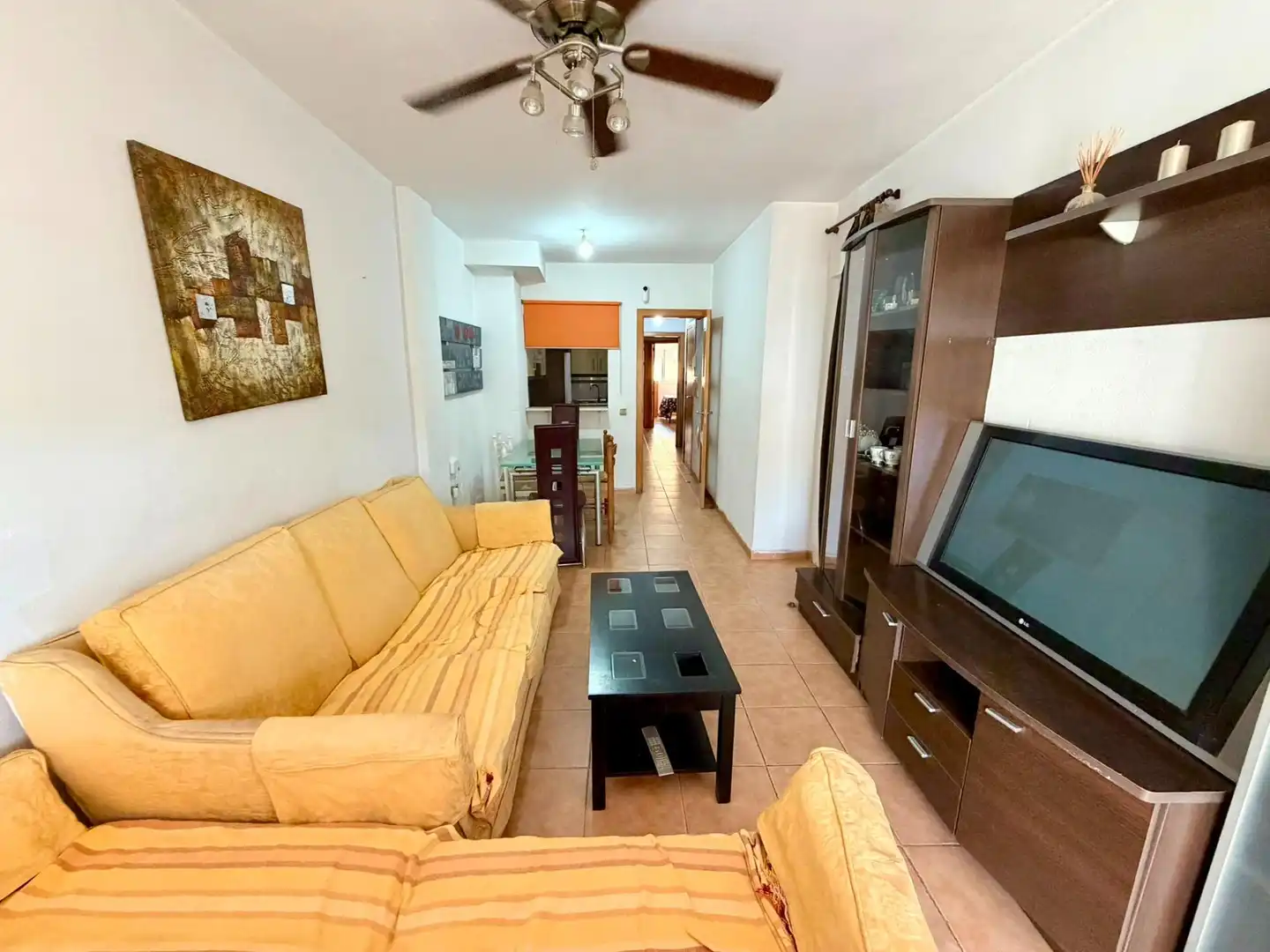 Sala d'estar de Pis en venda en Roquetas de Mar