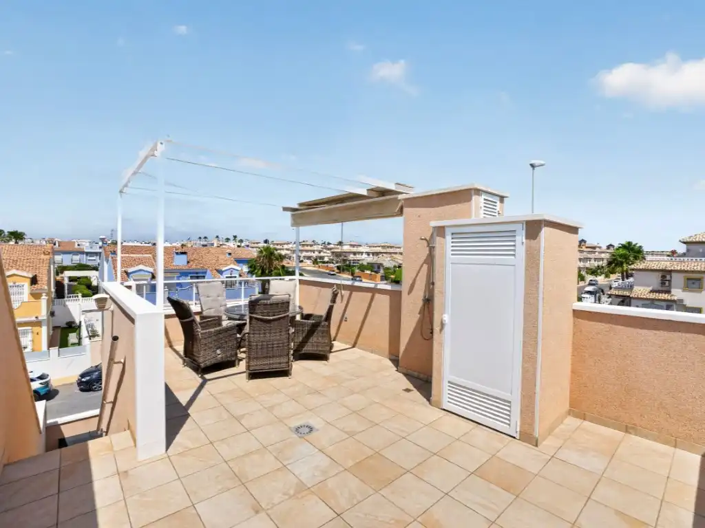 Terraza de Casa adosada en venta en Orihuela con Aire acondicionado, Jardín privado y Terraza