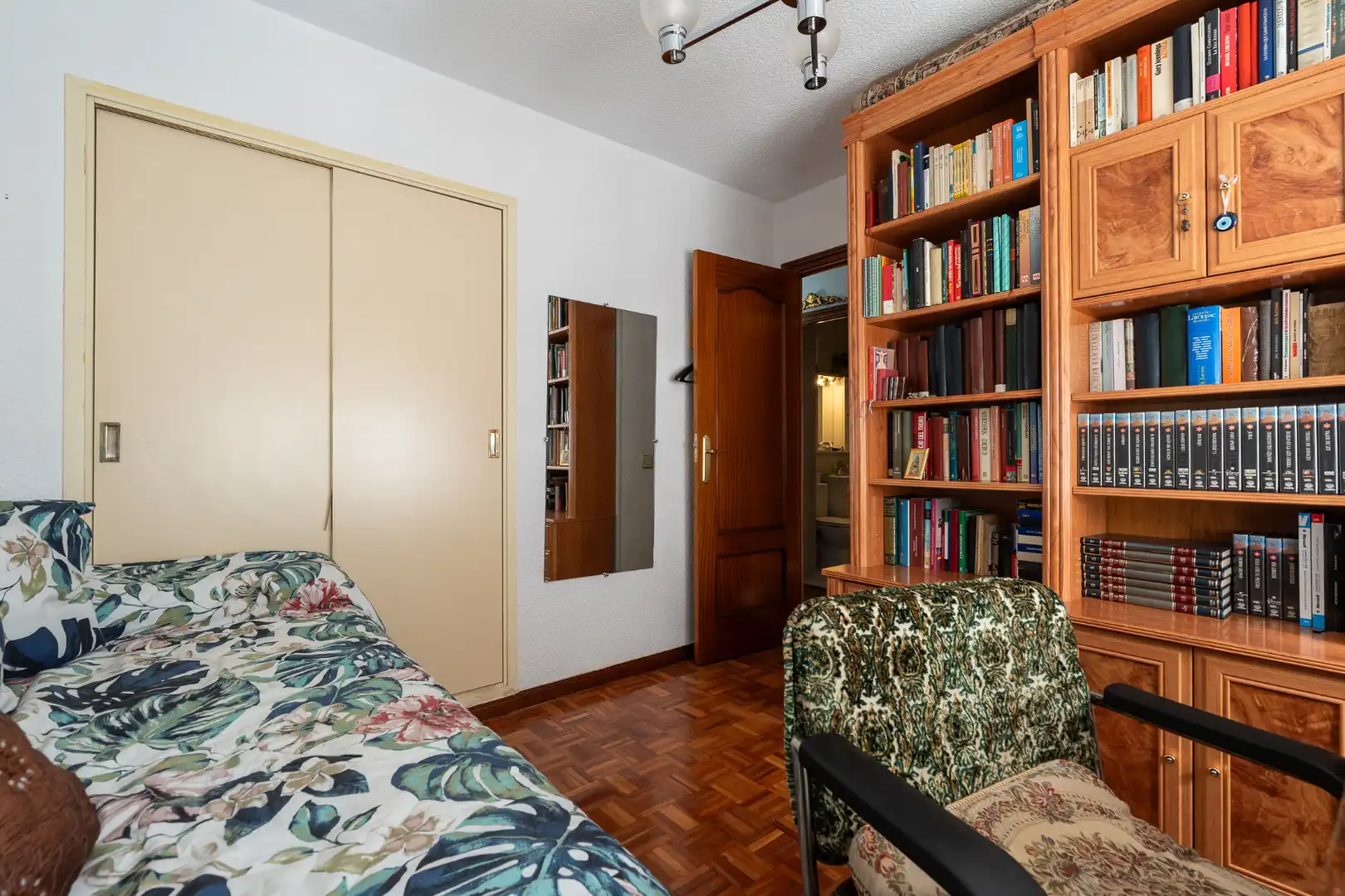 Bedroom of Flat for sale in Madrid  with Heating, Private garden and Terrace