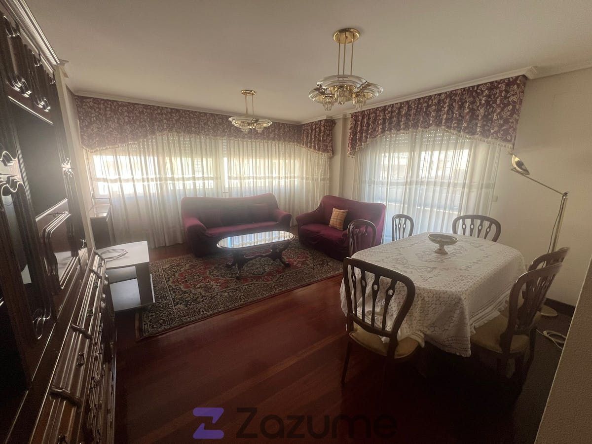 Living room of Flat to rent in Ourense Capital   with Furnished, Oven and Washing machine